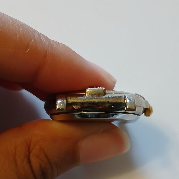 Vtg Carriage By Timex Women's Silver Blue Dial Quartz Watch Case - Corrosion - Picture 10 of 13